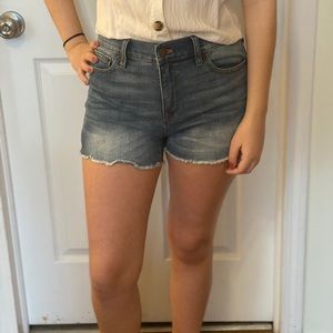 Size 4 J Crew jean shorts